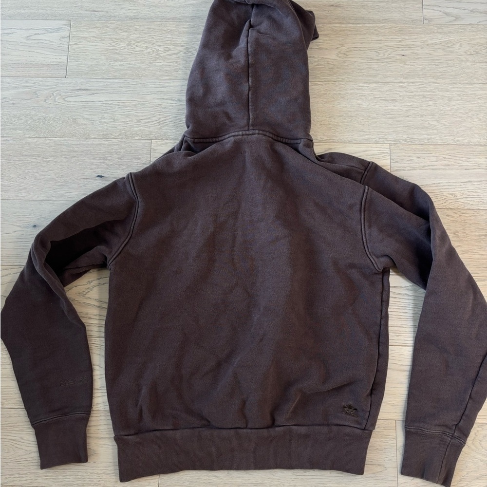 Adidas Pharrel Humanrace Brown Hoodie Size Small - Picture 3 of 3